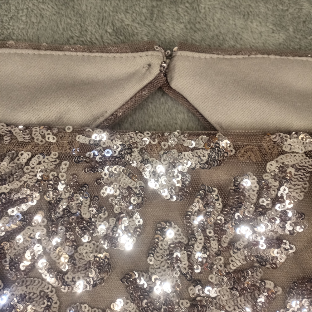 Ralph Lauren Special occasion Sequin Short  Cocktail Sheath Dress NWT Sz 14 - Picture 6 of 16